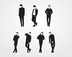 Black Man Silhouette Clip Art N5