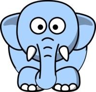 Pink Elephant Clip Art N8