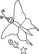 Line insect Art Drawing