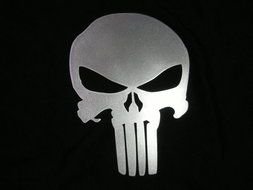 Punisher Skull Logo drawing