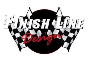 Clip Art of finish line design