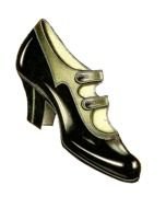 Women Fashion shoe drawing