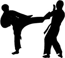 Karate Silhouette