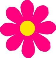 Pink Flowers Clip Art N49