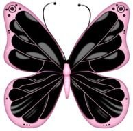 Pink Butterfly Clip Art drawing