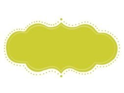 vintage Cloud form frame, drawing