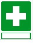 green First Aid Sign drawing