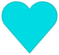 Blue Heart Clip Art N23