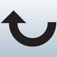 Left Curved Arrow Clip Art