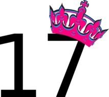 Number 17 Clip Art N2