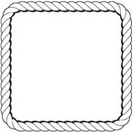 Anchor Rope Border Clip Art