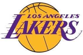 Los Angeles Lakers Logo Purple drawing