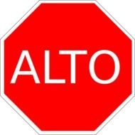 Spanish Stop Sign