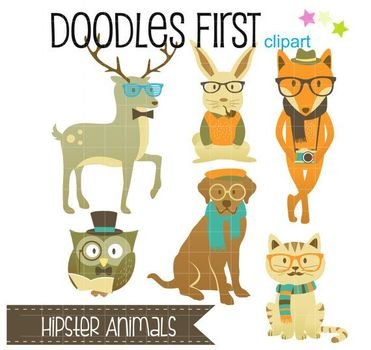 Hipster Clip Art N3