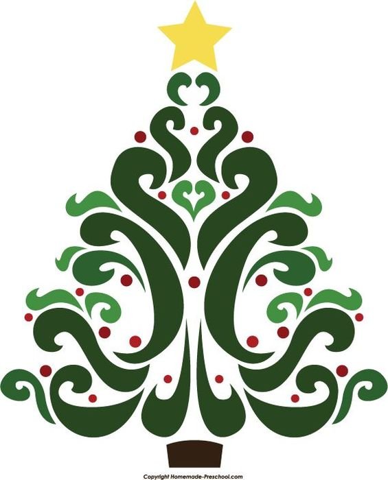 Christmas Tree Clip Art N159