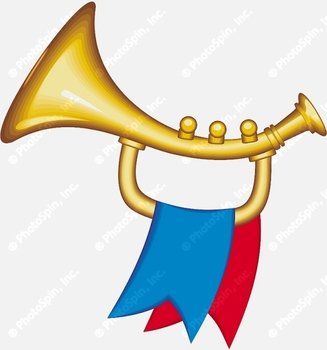 Blow Horn Clip Art N4