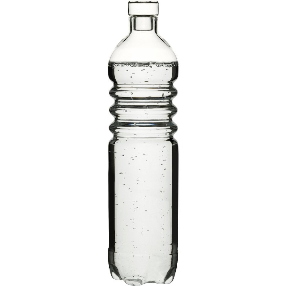photo of a bottle of clean water
