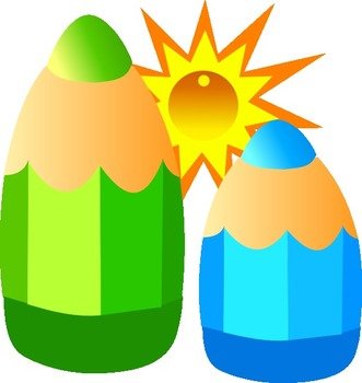 Colored Pencils Clip Art N14
