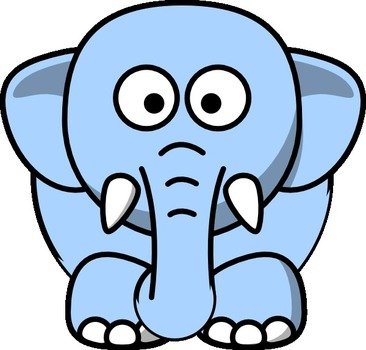 Pink Elephant Clip Art N8