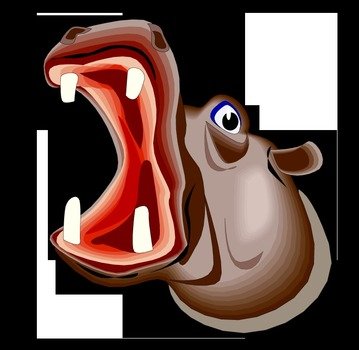 Hippo Clip Art N10