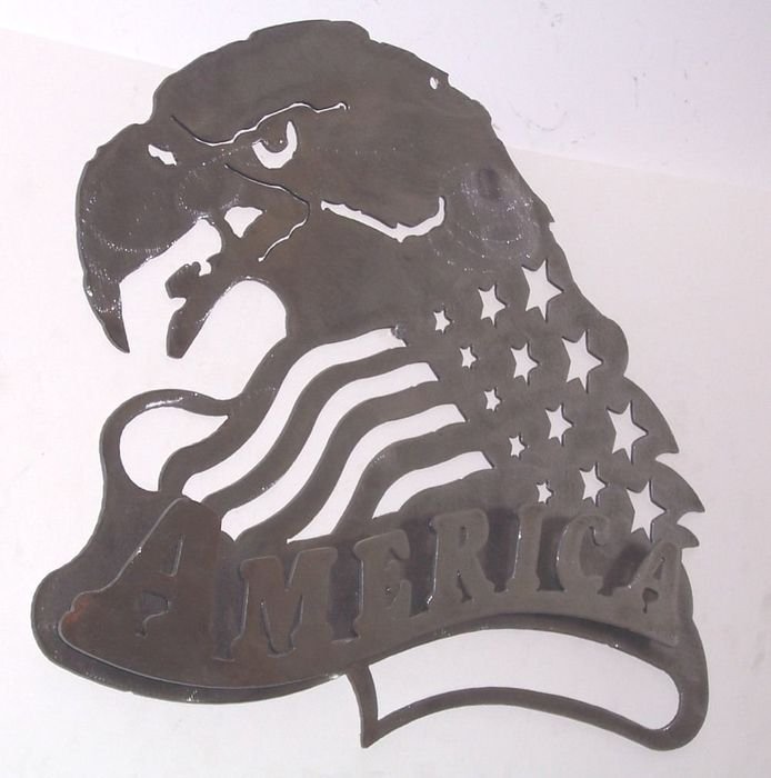 formidable eagle with the inscription 'america'