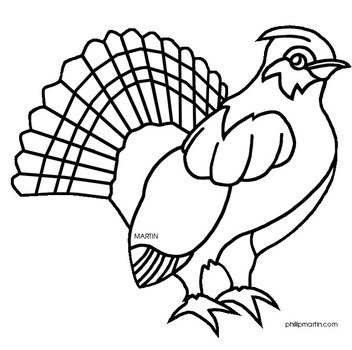 Pennsylvania State Bird Coloring Page
