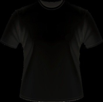 Black T Shirt Vector