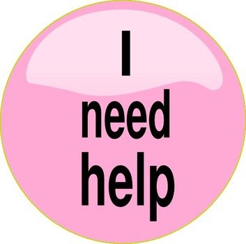 I Need Help Clip Art N2