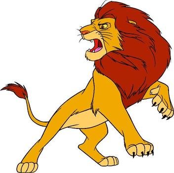 Clip Art raquo Bambini Cartoons Re Leone