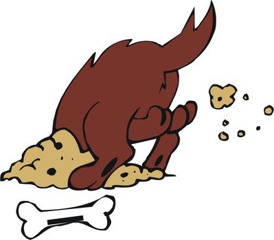 Dog With Bone Cartoon N5