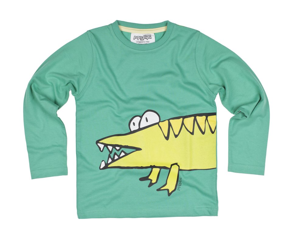 Children's T-shirt with the image of the crocodile