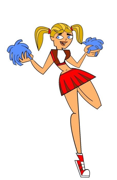 Cartoon Cheerleader as picture for clipart
