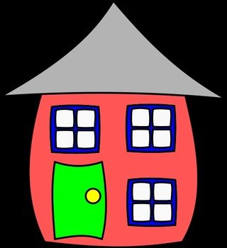 Cartoon House Clip Art N37