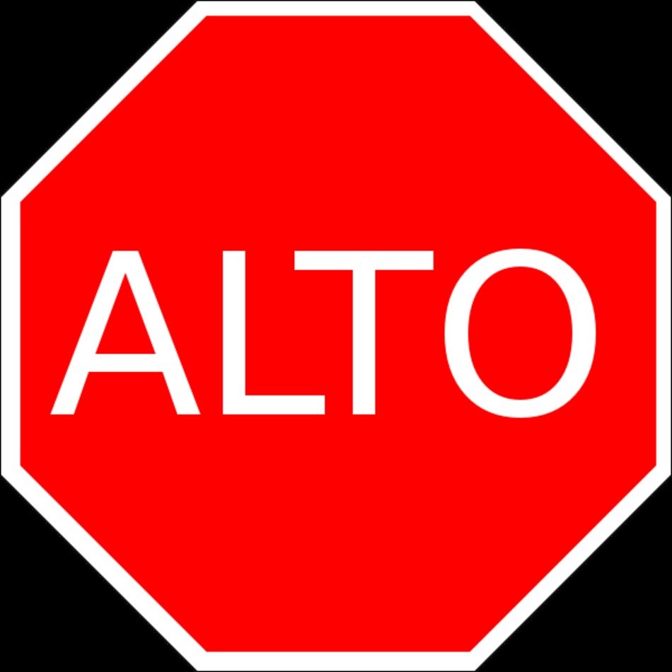 Spanish Stop Sign