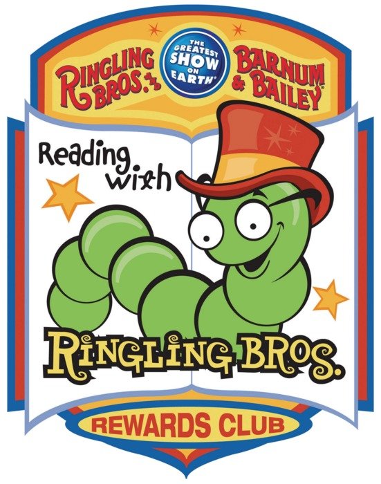 reading with Ringling Brothers, banner