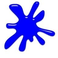 Blue Paint Splatter Clip Art N6