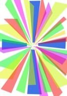 painted colorful rays
