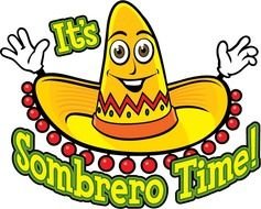 Mexican With Sombrero Cartoon N3