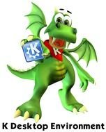 Colorful friendly dragon clipart