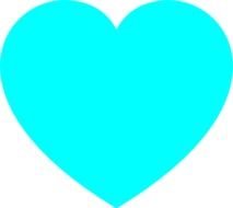 Blue Heart Clip Art N27