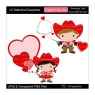Cowboy Valentine Clip Art N3