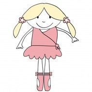 Cute Girl Clip Art N5