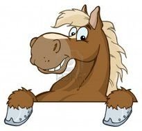 De Cheval Mascotte Cartoon Clip Art Libres Droits Vecteurs