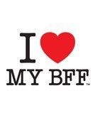 I Love My BFF Clip Art