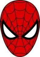 red Spider Man mask