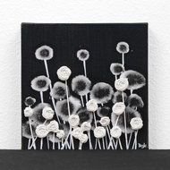 Texture Black And White Paintings