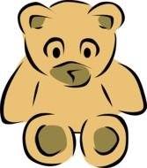 Cartoon Teddy Bear Clip Art N21