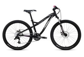 black sports bike on a white background