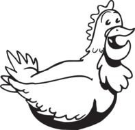 Cartoon Chicken Clip Art N33