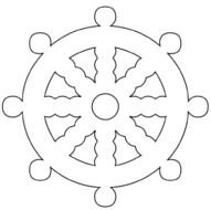 Ship Wheel Clip Art N9